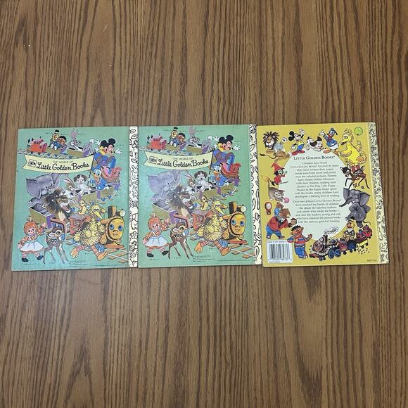 Vintage Walt Disney Little Golden Books Lot of 8 Dumbo Mickey Donald Hercules… - Picture 3 of 11